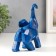 Souvenir Polystone "Blue Elephant" 4.5x10x12.3 cm