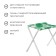 Folding country chair, tropical leaves
