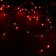 Garland “thread” 5 m dew, ip20, silver thread, 50 LED, red glow, CR2032x2
