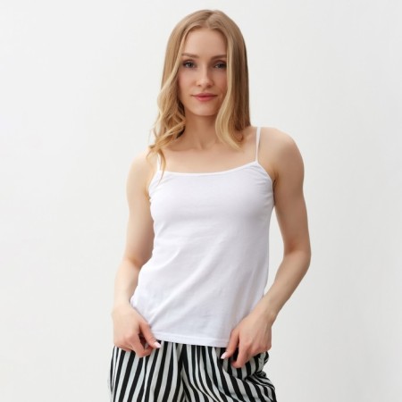 T -shirt female, white color, size 48-4