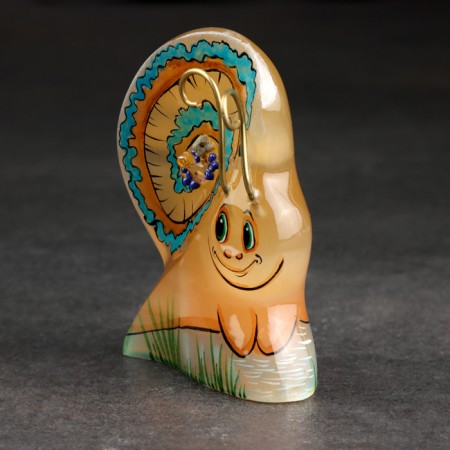 Suvenir "Snail", Big, Selenite-4