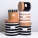 A set of round boxes 5 in 1, gift packaging, “craft”, 15 x 15 x15 - 23 x 23 25 cm