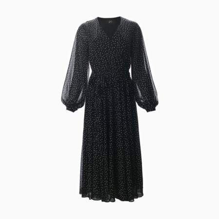 Women's dress with Mist Midi belt, size 46, black-7