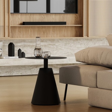 Coffee table Marius, 500 × 500 × 550 mm, black color-10