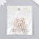 Decor for creativity plastic "Flower with pearl" white, gold 0.3x1.8x1.8 cm