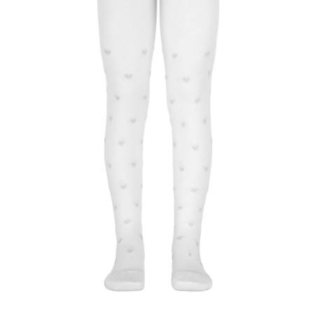 Pantyhose baby cotton Conte kids tip-top, height 104-110 cm, white color-1