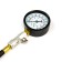 A compressometer for gasoline engines with 2 adapters in the case