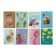 Notepad A6, 32 sheets on the Assortment paper clip, paper cover, lamination, mix
