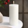 Candle-cylinder smooth, 6x15 cm, white, 24 hours