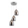 Suspended lamp Freya Fr5375PL-03CH2 ASTERY, 370x370x900 mm, E27, 3x60W, color chromium