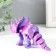 Souvenir-Antistress "Triceratops Terenty" 13.5x3.5x7.5 cm, lilac