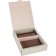 Gift set: cover for passport and key holder, balsamic color