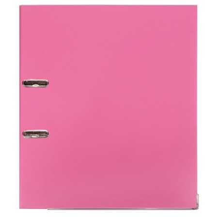 A4, 50 mm, calligrata, PVC, embossing "flax", metal edging, pocket for a spine, collected, pink, mix-2