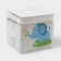 Stellid box for storage with the lid "Elephant", 25 × 25 × 25 cm, color gray color
