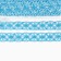 Braid braid, winding 20 meters, blue-white