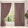 Set of curtains "Canvas", size 200x270 cm, 2 pcs, dusty rose color