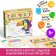 Board game for spatial thinking "Graphic dictations", 30 cards, 4 tablets, 4 markers, 5+
