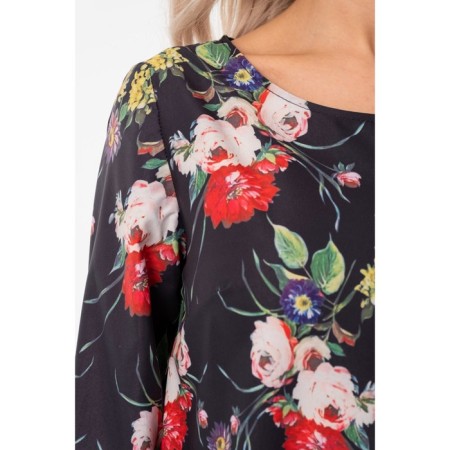 Female blouse, size 46, black color-8