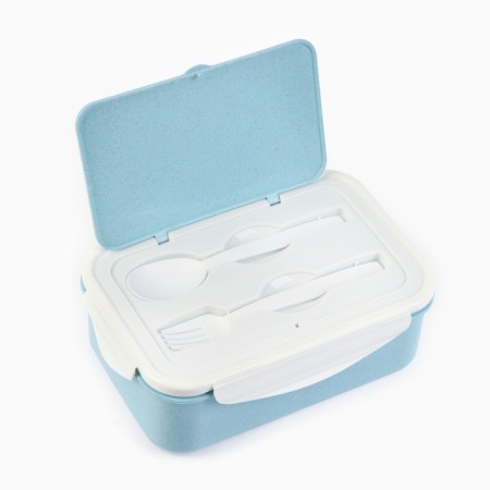 Lunch-Box "Flamingo", 1.4 l, 21.5 x 7.3 x 15 cm, blue-1