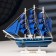 Souvenir small “Dorita” souvenir ship, sides blue with a white strip, blue sails, 23 × 5.5 × 21 cm