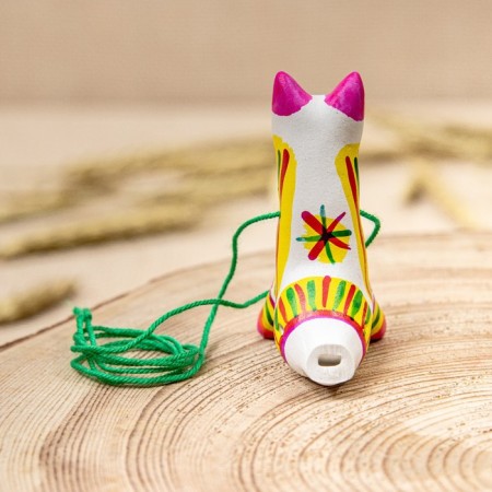 Filimonovskaya toy - whistle "Kotik"-6