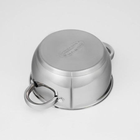 Antei pan, 2 l, d = 18 cm, capsule, glass cover, induction-4