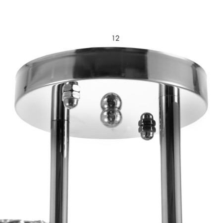 Svetogor chandelier "Adele" 2x40W E27 chrome-4