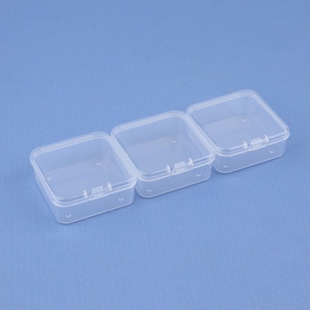 Air man, 4.5 × 4.5 × 2 cm, 1 section, packing - 3 pcs, color transparent