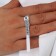 Set for measuring the size of the ring "Ring-heart-aid, sheet", 11.5 × 0.8 × 0.8 cm, white color