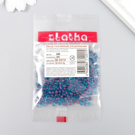 Beads "Zlatka" 08/0, 3 mm, 10 g 0314 T. Syrennev-2