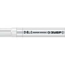Marker-color construction bison MK-800 06327-8, wedge-shaped, 2-8 mm, white