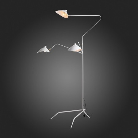 The floor lamp ST LUCE. SL305.505.03. SPRUZZO. 3x60 watts, E27, 155x155x205 cm, white color-2