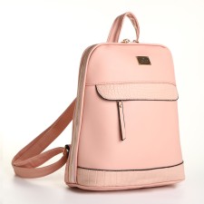 City backpack on lightning, pink color