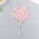 Artificial plant for creativity "Juniper" 1 bouquet = 10 branches pink 15 cm