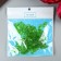 Decor for creativity Plastic "Green Leaf" set 80 pcs 1.4x0.8 cm