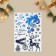 Vinyl stickers with foil "Happy New Year", 30 x 50 cm, New Year