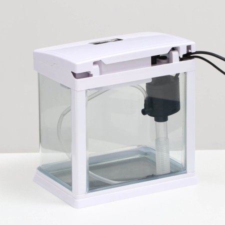 The Seastar HX-180F Aquarium includes: LED lamp, filter, 3.5 l, white-3