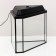 Aquarium "Delta" corner with a lid, 25 liters, 34 x 34 x 31/37.5 cm, black