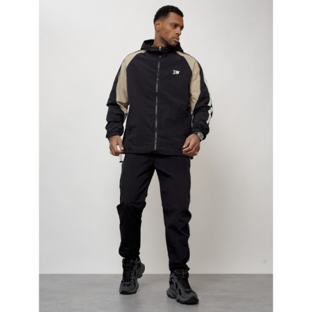 Sports suit men's, size 52, black color-8