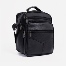 Male bag, black color