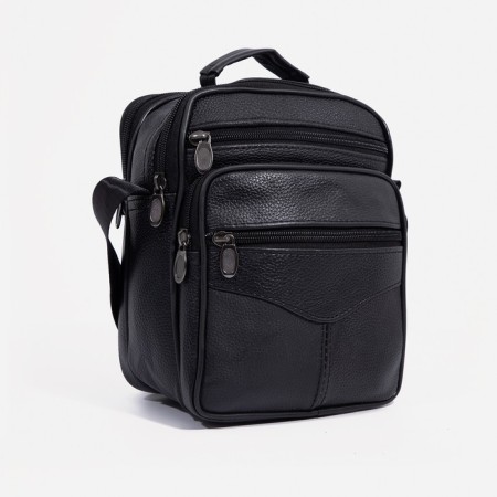 Male bag, black color