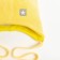 Baby hat, yellow color/ears, size 46-50