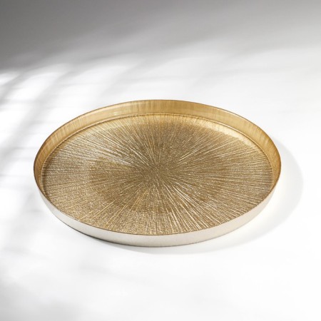 Golden Link dish, glass, d = 32 cm