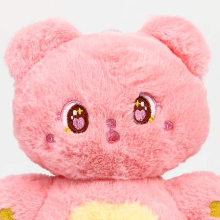 Soft toy "cat", 24 cm, pink color-4