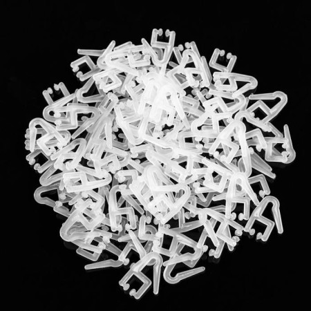 Hook for the curtains "Duck", 25x18x4 mm, d = 7 mm, plastic-2