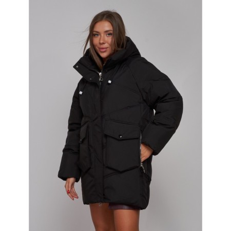 Women's jacket, size 50, black color-20