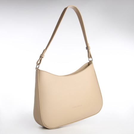 Female bag Textura, average size, beige color-3