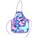 Apron for labor + sleevens, 485 x 395/250 x 160 mm, height 116-146 cm, calligrata, "butterflies"