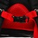 Youth backpack 39 x 26 x 19 cm, Grizzly, ergonomic back, laptop department, black/red