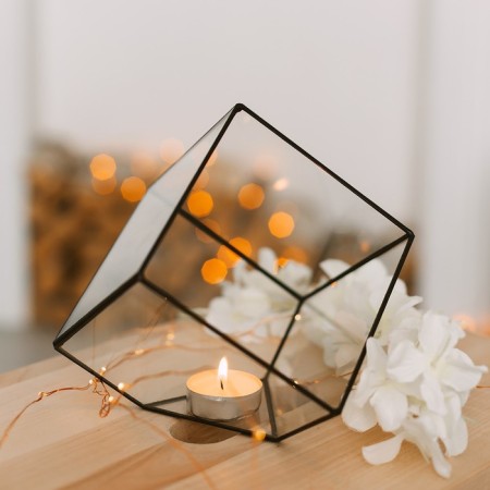 Florarium "Cube" Small (Switch Copper)-2
